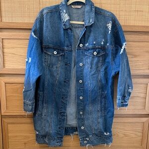 Distressed Denim Jacket